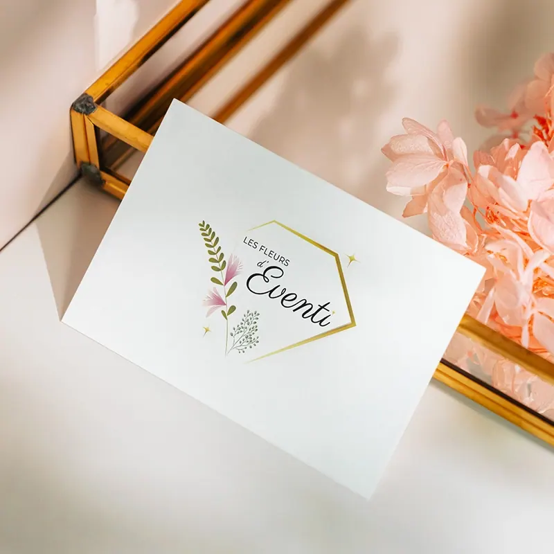 Logo et charte graphique d'une fleuriste quimpéroise